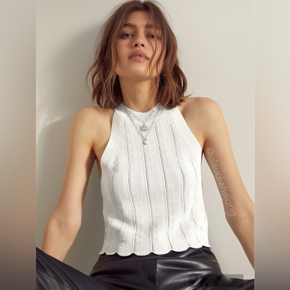 New WILFRED Halter Tank in Espace White